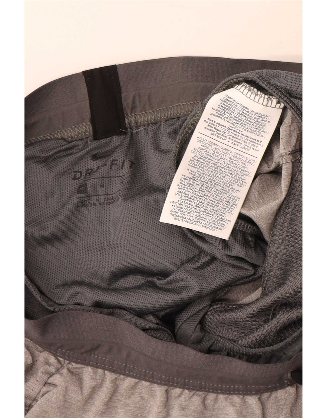 Męskie spodenki sportowe Nike Dri Fit, średnioszary, poliestrowy