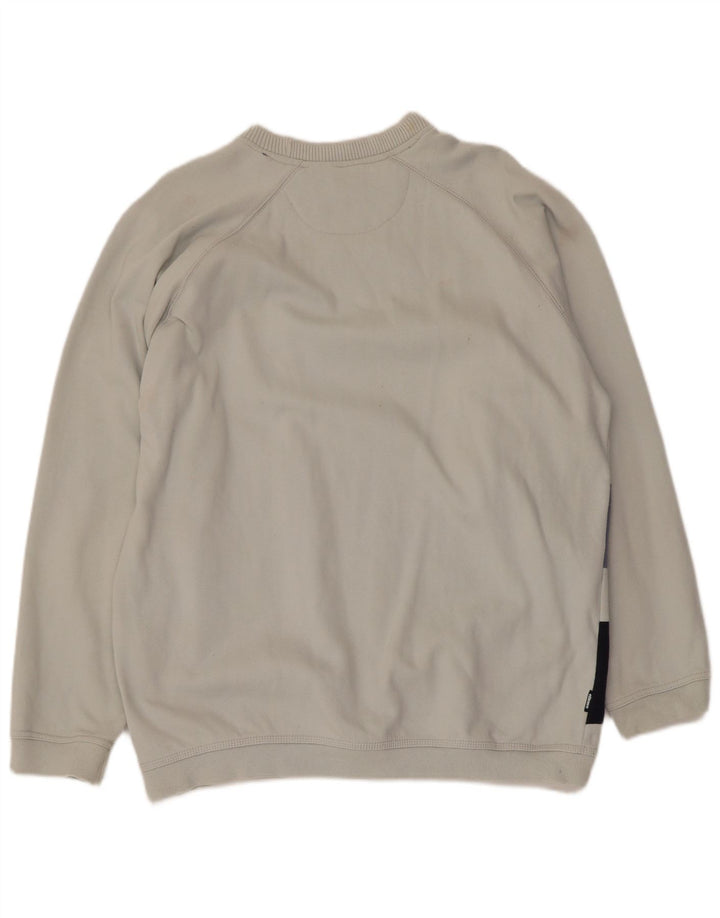 Męska bluza Ellesse Sweter w średnie niebieskie paski, bawełniana