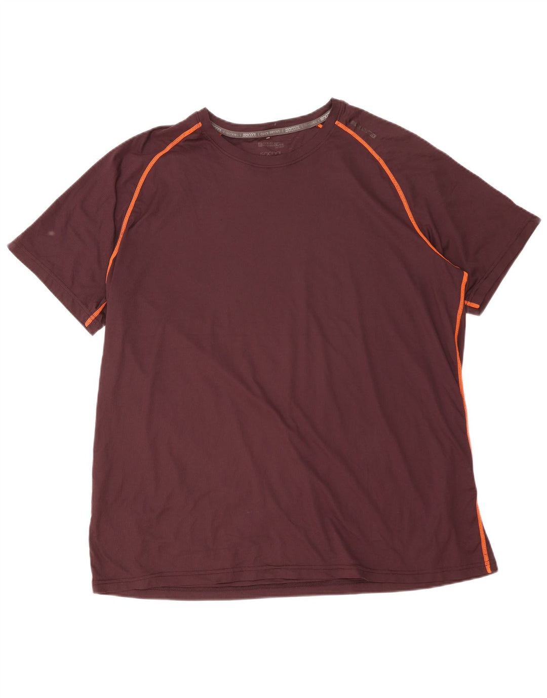 T-shirt męski Mountain Warehouse, top XL, bordowy poliester
