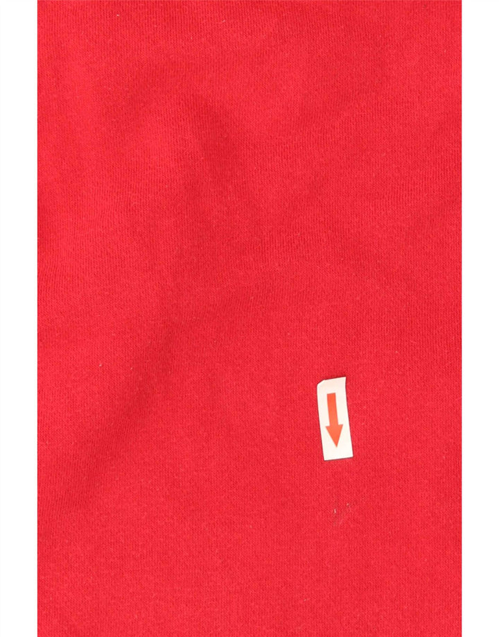 Męska bluza z grafiką Fila, duża, czerwona, bawełniana