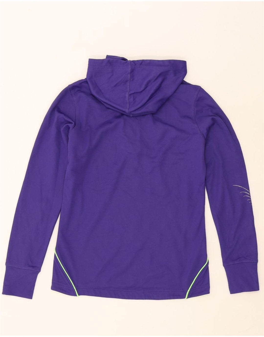 FILA Womens Hoodie Jumper UK 10 Small Purple Polyester Vintage Fila and Second-Hand Fila from Messina Hembry 
