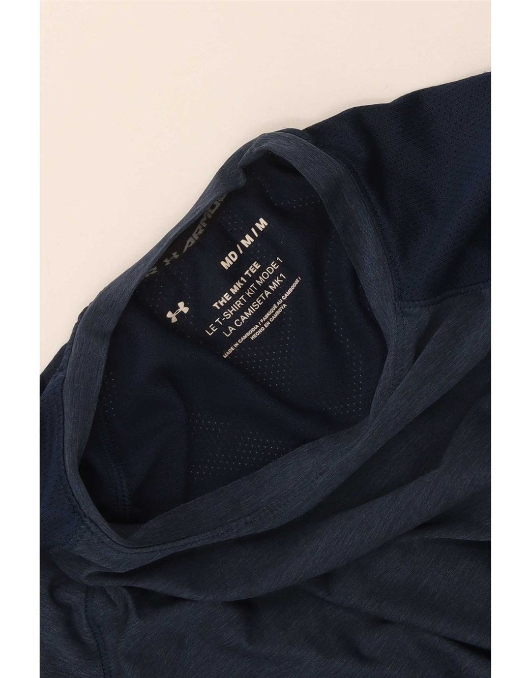 T-shirt męski Under Armour Top średni granatowy nakrapiany