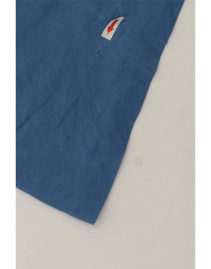 Męska koszulka polo Lacoste, rozmiar 5, duża, niebieska, bawełniana