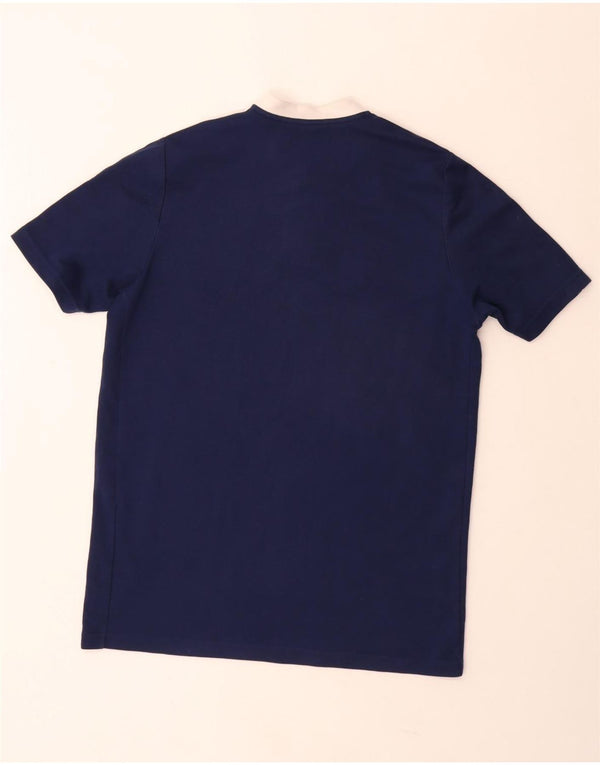 Męska koszulka klubowa ADIDAS Leeds United Football Club, średnia, granatowa, bawełniana