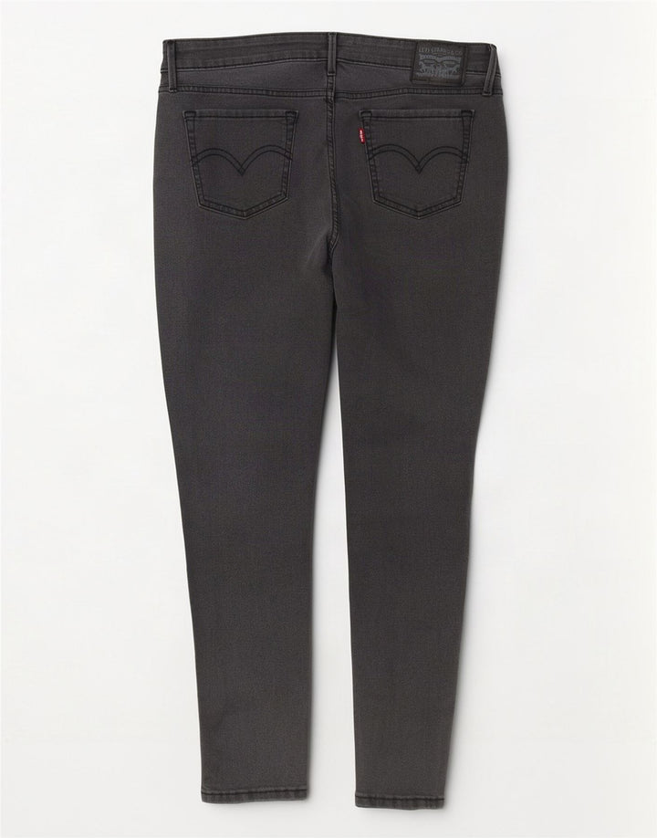 Damskie jeansy Levi's 711 Skinny W27 L27 Szara bawełna