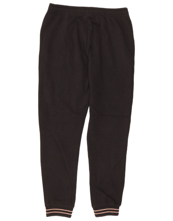 Damskie spodnie dresowe Puma Graphic Joggers UK 10 Małe, czarne, bawełniane