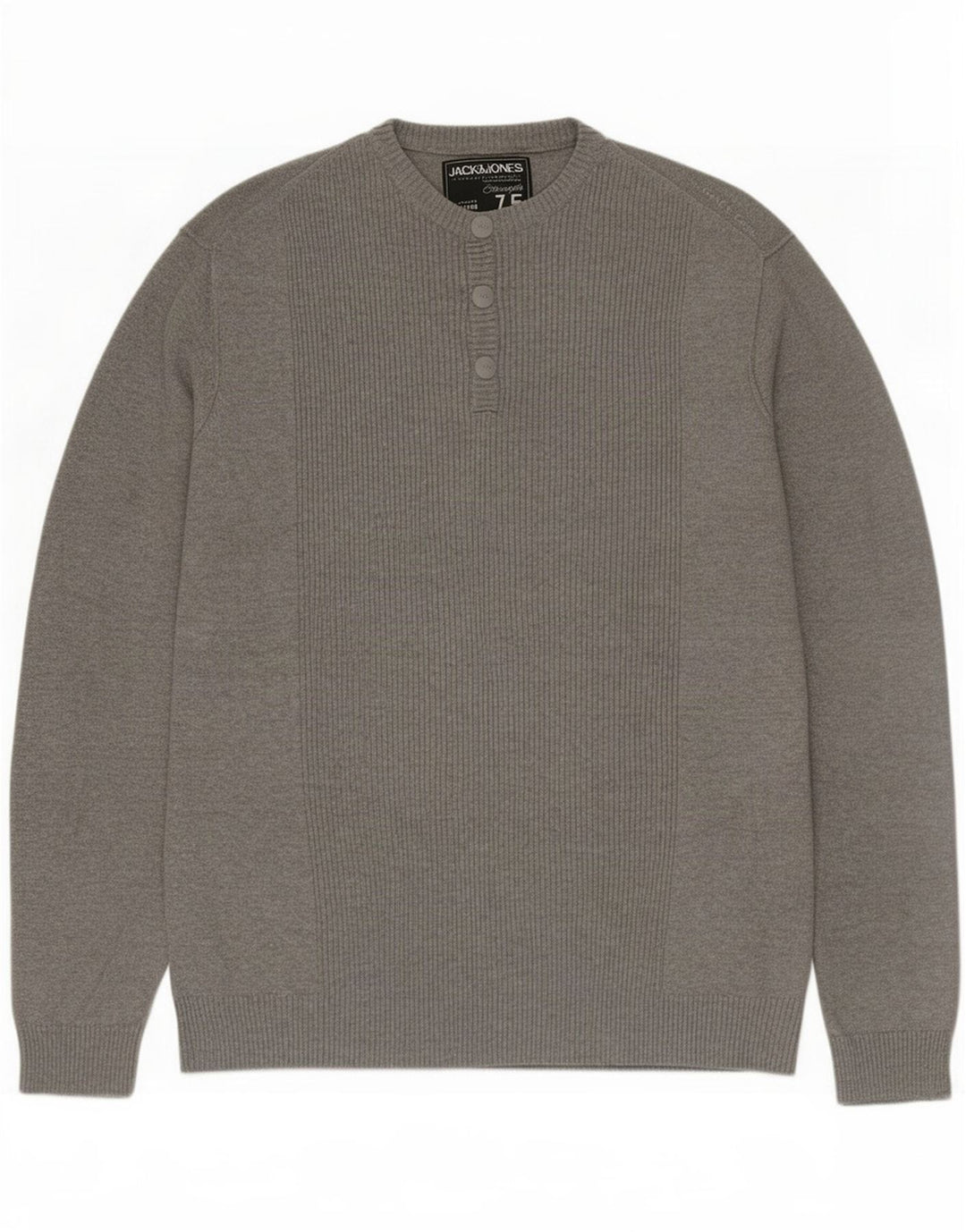 Męski sweter zapinany na guziki Jack & Jones XL, szary