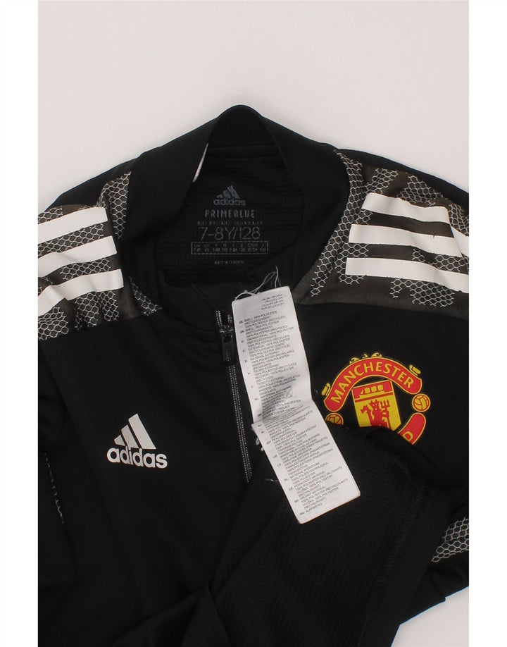 Chłopięcy dres Adidas Graphic Pullover Top 7-8 lat Czarny