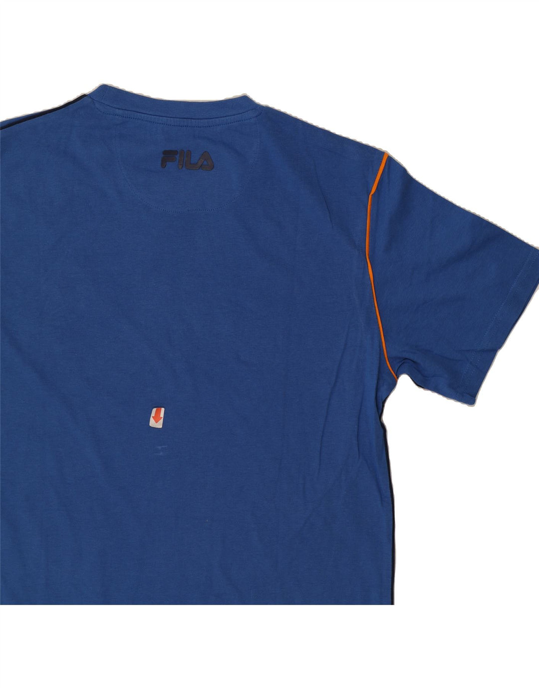 FILA Mens Graphic T-Shirt Top Small Blue Cotton Vintage Fila and Second-Hand Fila from Messina Hembry 