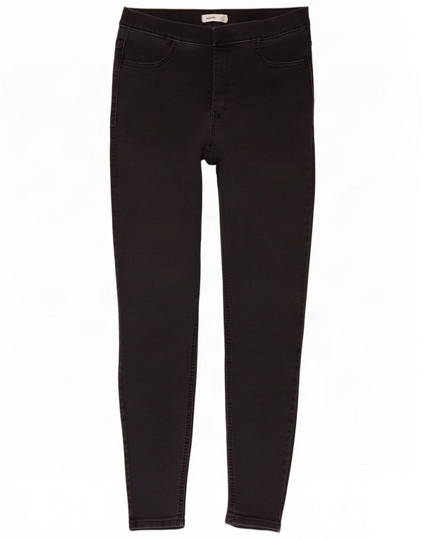 Marks & Spencer Womens Jegging Jeans UK 12 Medium W30 L27 Black Cotton