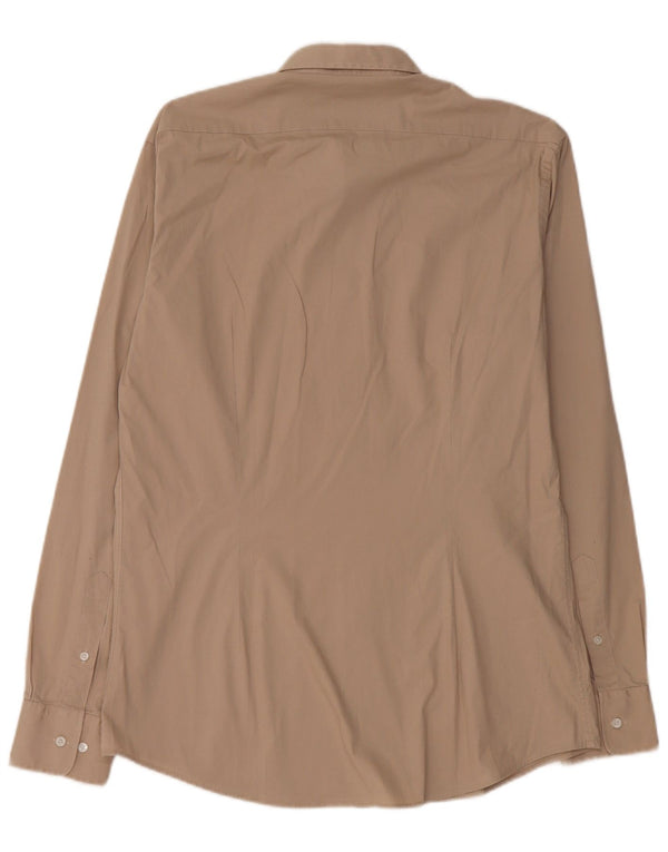 Koszula męska CALVIN KLEIN Slim Fit XL, beżowa