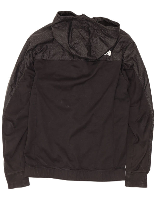 Męski sweter z kapturem i zamkiem błyskawicznym The North Face XS, czarny, geometryczny poliester