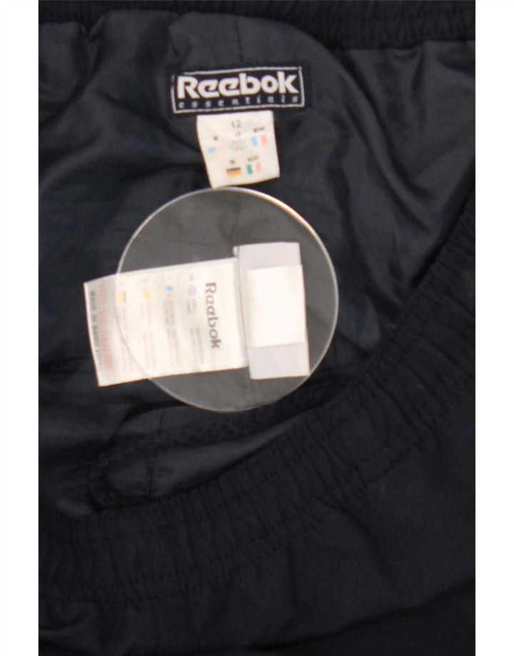 Damskie spodnie dresowe Reebok UK 12 Średni granatowy poliester