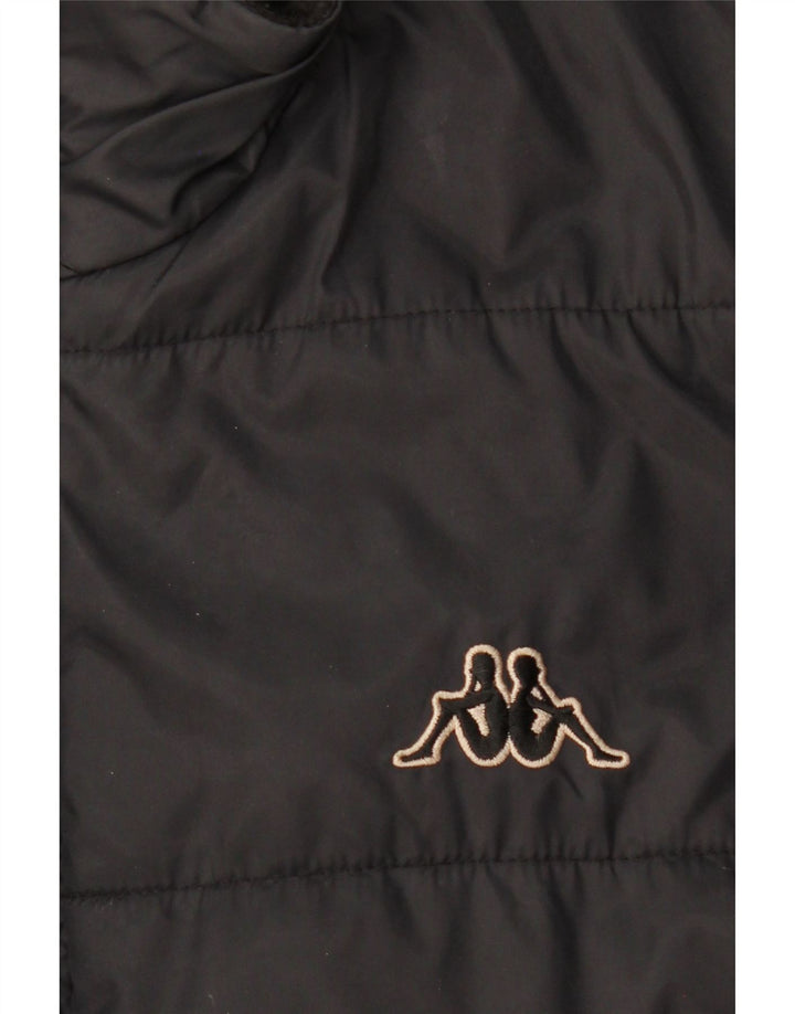 Męska ocieplana kurtka Kappa UK 40 duża czarna