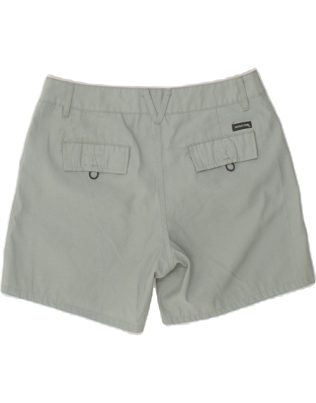 VOLCOM Womens Chino Shorts US 6 Medium W32 Grey Vintage Volcom and Second-Hand Volcom from Messina Hembry 