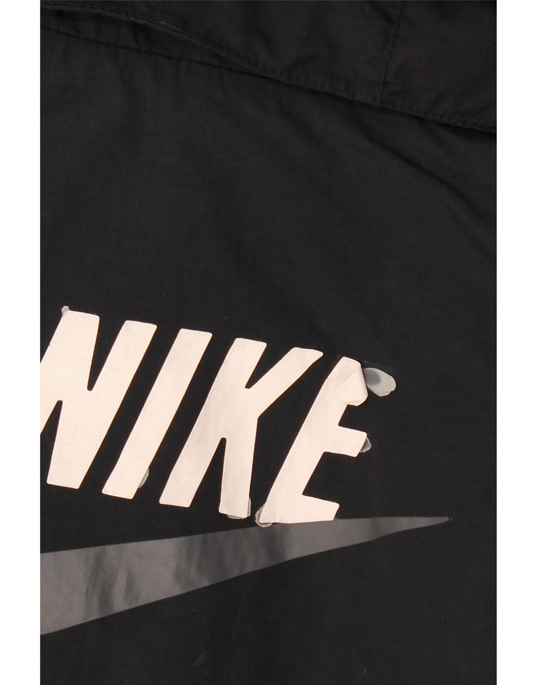 Chłopięca kurtka wiatrówka z kapturem Nike na 12-13 lat, duża, czarna, nylonowa