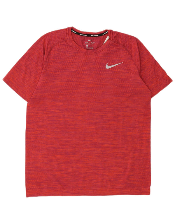 Męski T-shirt Nike Dri Fit, duży, czerwony nylon