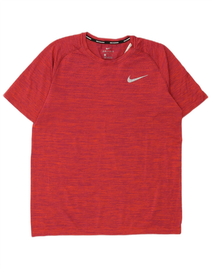 Męski T-shirt Nike Dri Fit, duży, czerwony nylon