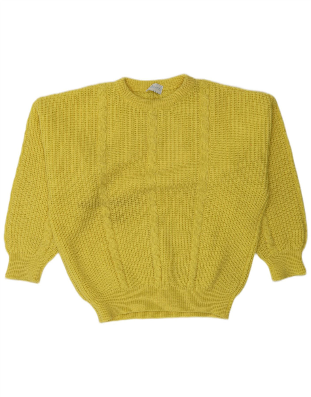 Sweter męski Pulloveria z dekoltem w łódkę, duży, żółty
