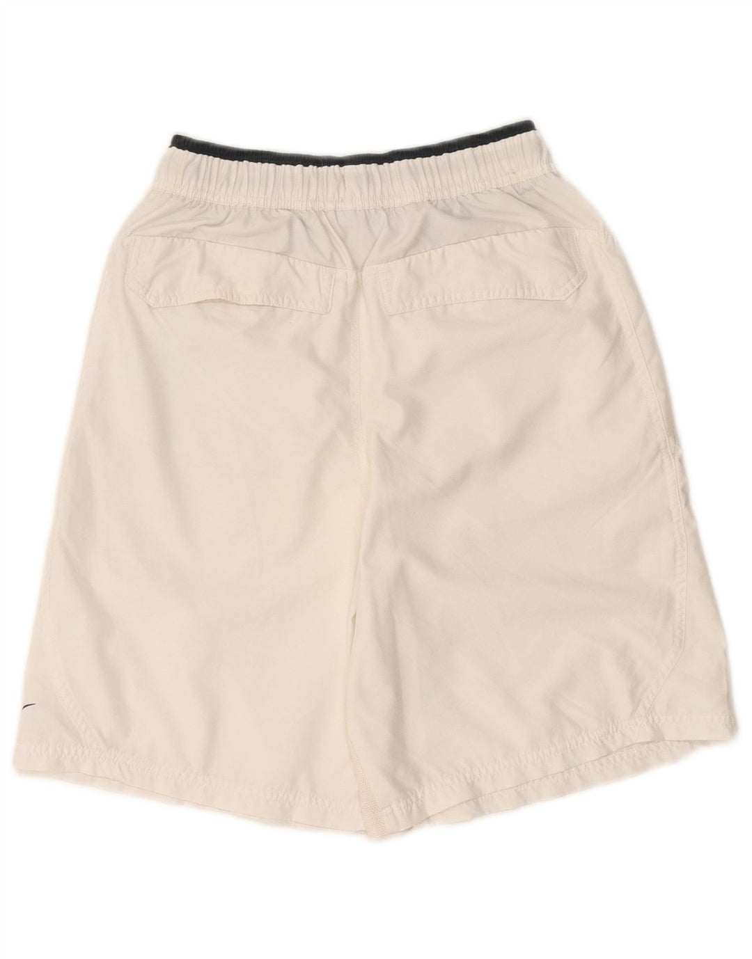 Męskie spodenki kąpielowe Nike, średni biały poliester