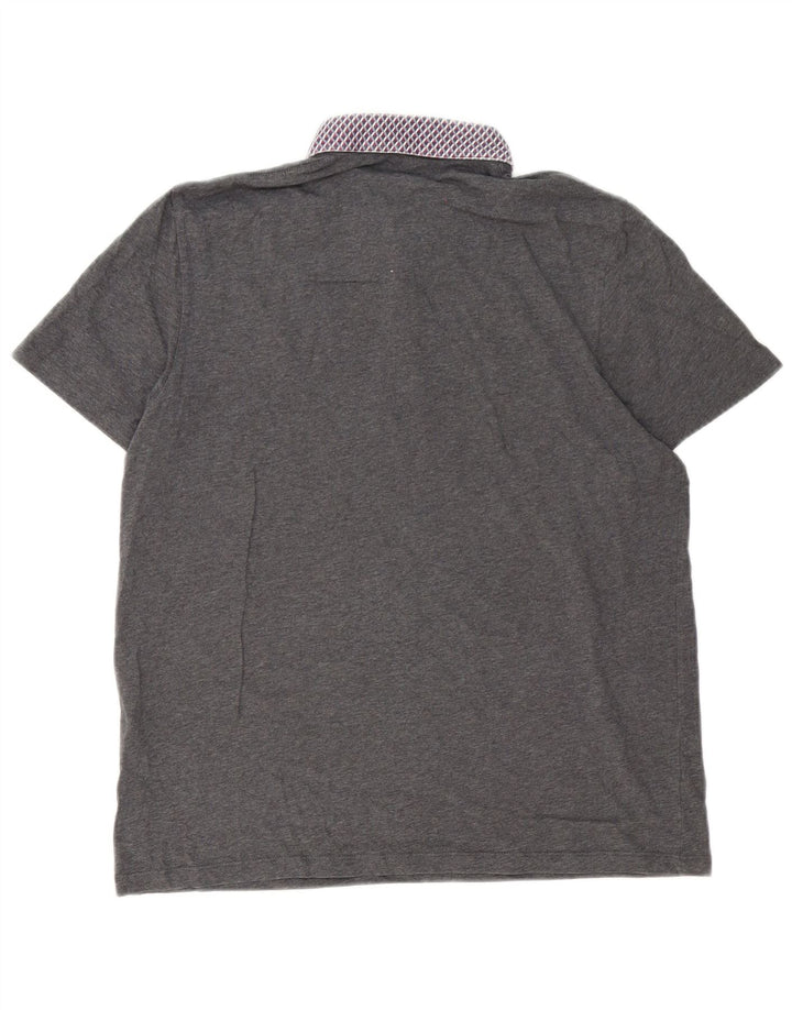Męska koszulka polo Ted Baker, rozmiar 4, duża, szara
