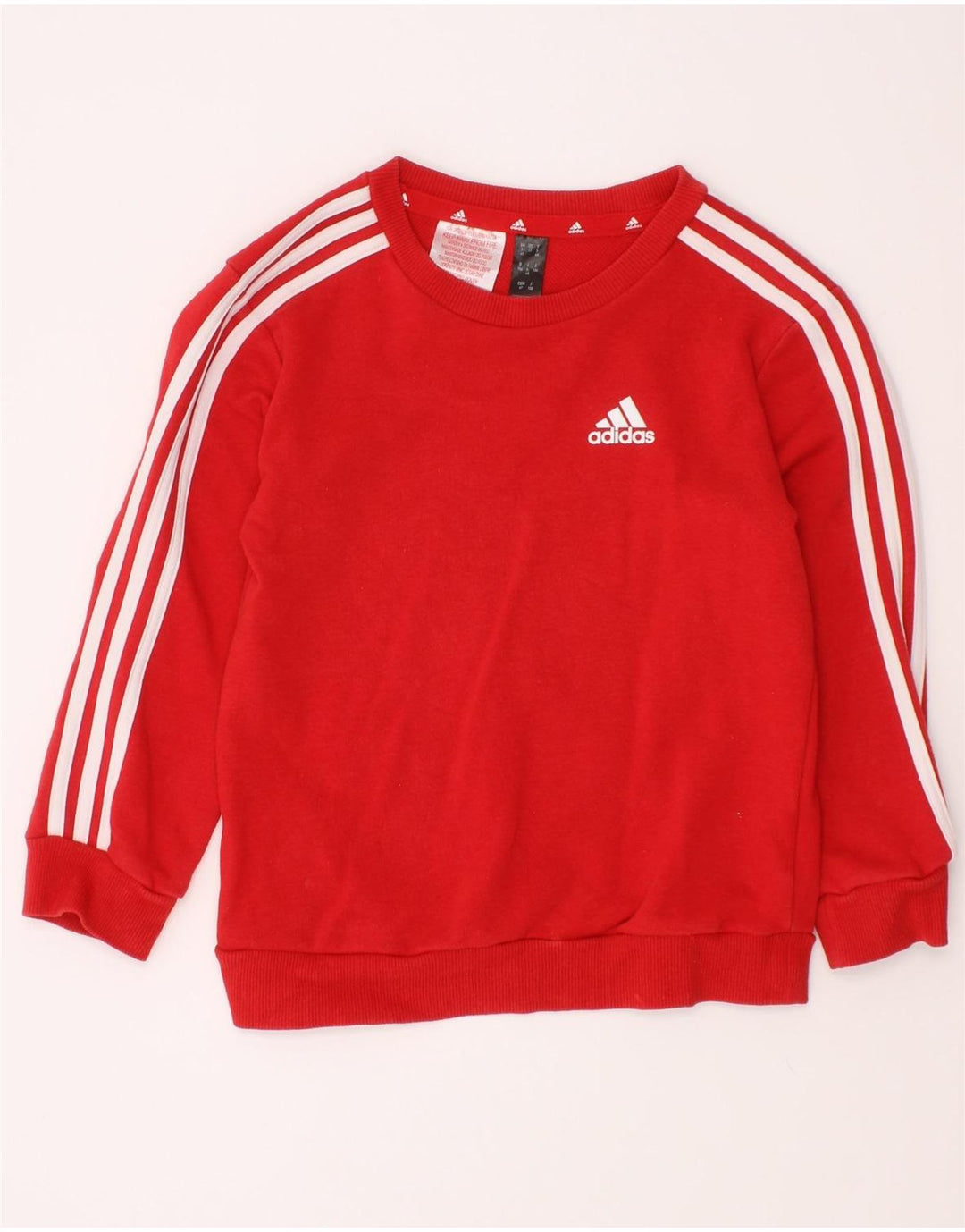 Adidas Dziewczęca Bluza Sweter 3-4 Lat Czerwona Bawełna