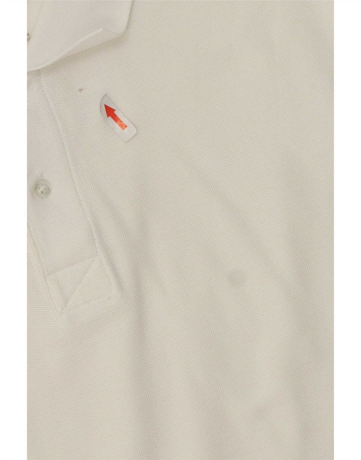 Męska koszulka polo Nike, duża, biała, bawełniana