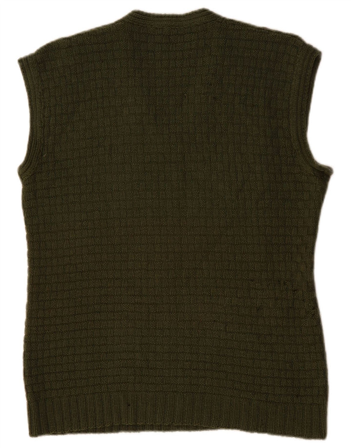 Damski podkoszulek VINTAGE z kamizelką UK 14, średni zielony