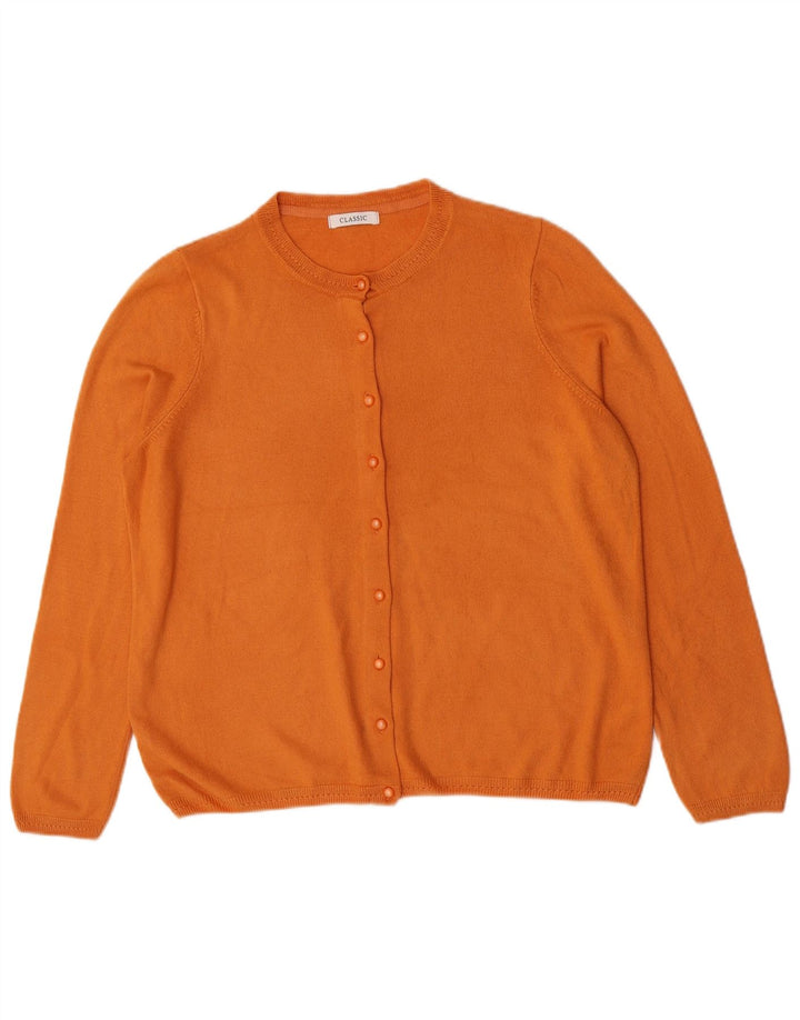 Marks & Spencer Damski sweter oversize UK 16, duży pomarańczowy