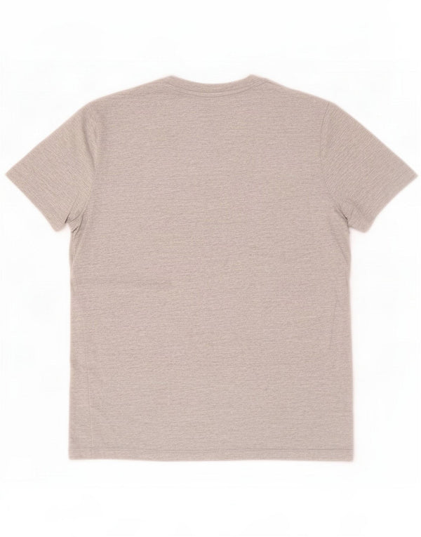 T-shirt męski Jack & Jones Top średni szary nakrapiany bawełna
