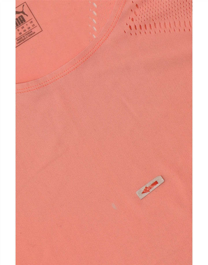 T-shirt damski Puma Top UK 10, mały, pomarańczowy