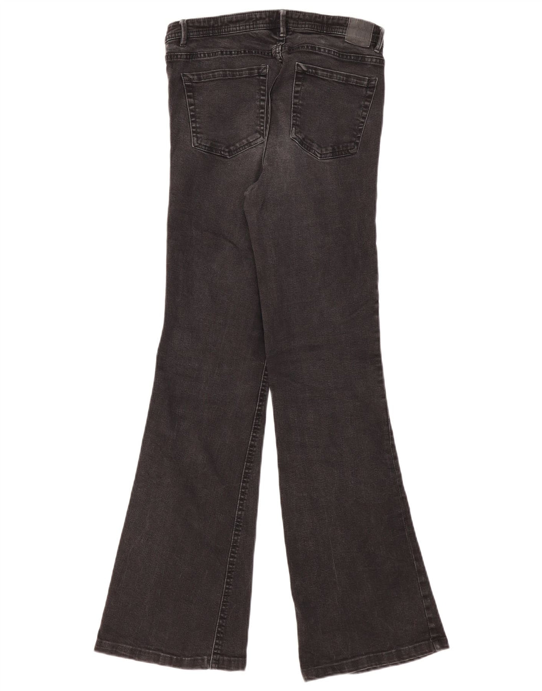 Damskie jeansy rozkloszowane ZARA EU 38 Small W28 L29 Czarne