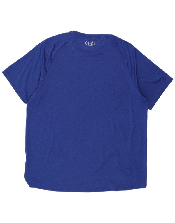 Koszulka męska Under Armour Top 2XL, niebieski poliester