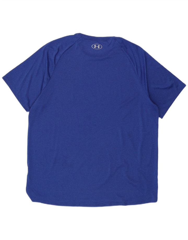 Koszulka męska Under Armour Top 2XL, niebieski poliester