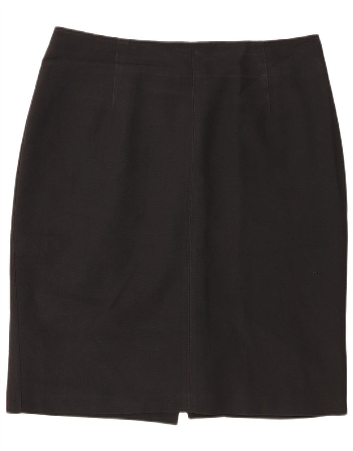 Marks & Spencer Damska spódnica ołówkowa UK 18 XL W34 Czarny poliester
