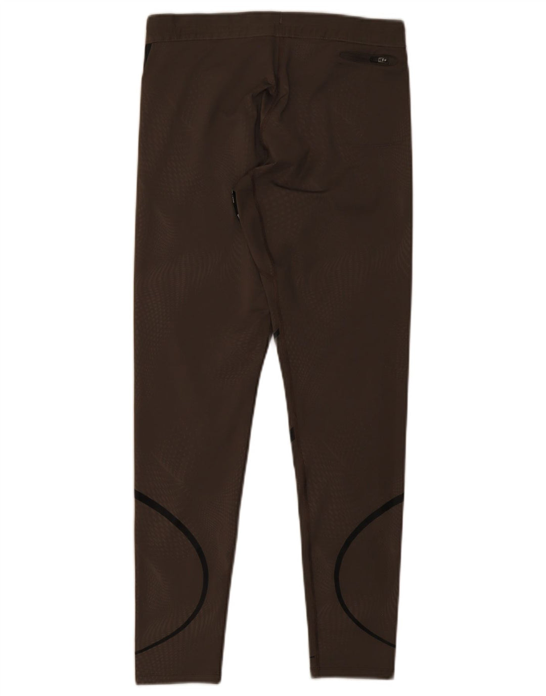 Damskie legginsy Nike Dri Fit UK 12, poliester w średnie brązowe paski