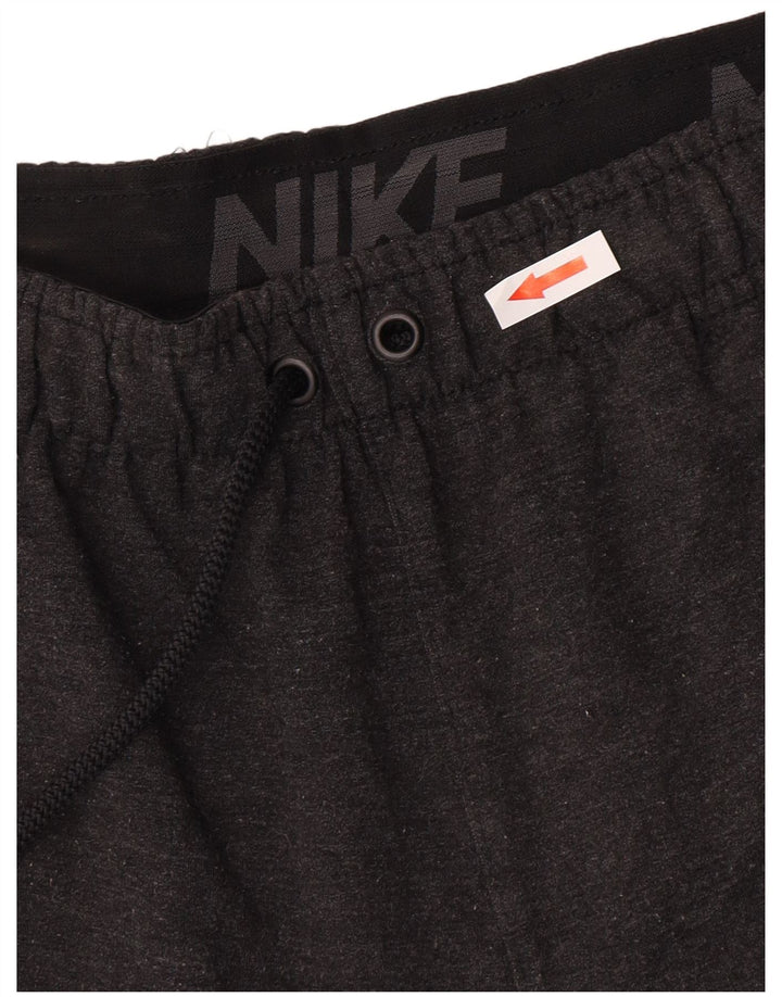 Męskie spodenki sportowe Nike Dri Fit, małe, szare, nakrapiane wiskozą