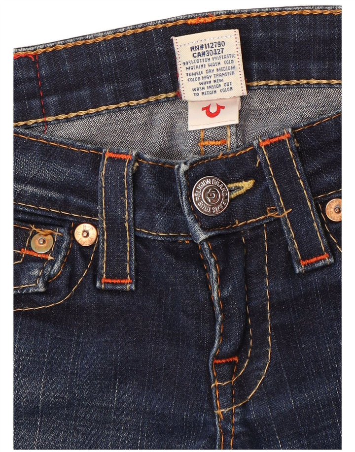 Damskie jeansy True Religion Bootcut W24 L33 Niebieskie bawełniane
