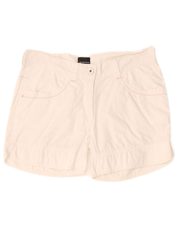 Spodenki damskie Calvin Klein W28 Średniobiała bawełna