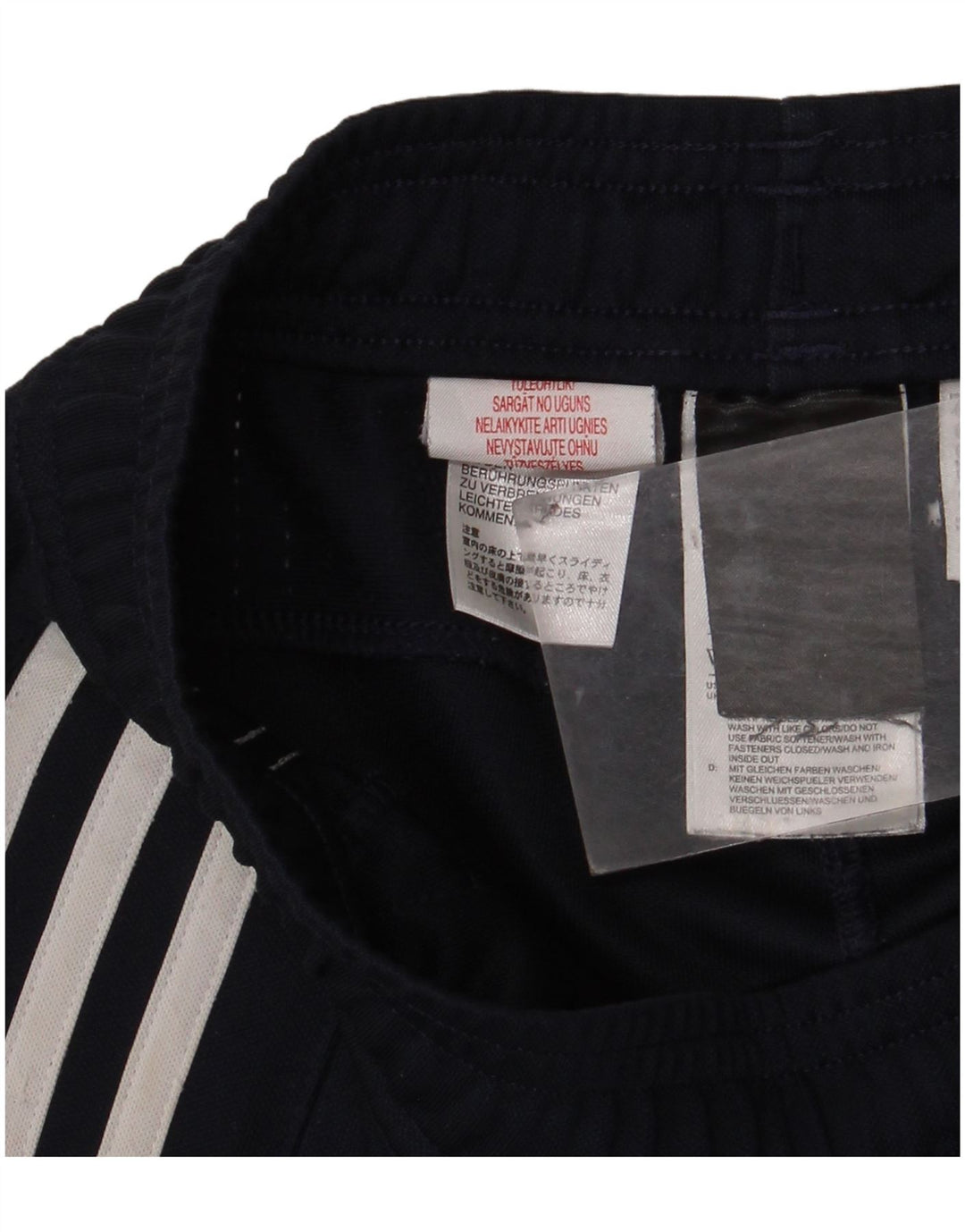 Spodnie dresowe chłopięce Adidas 9-10 lat, granatowe, poliestrowe