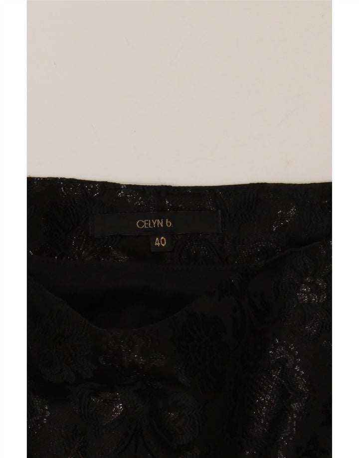 CELYN B Womens Mini Skirt EU 40 Medium W30 Black Paisley Vintage Celyn B and Second-Hand Celyn B from Messina Hembry 