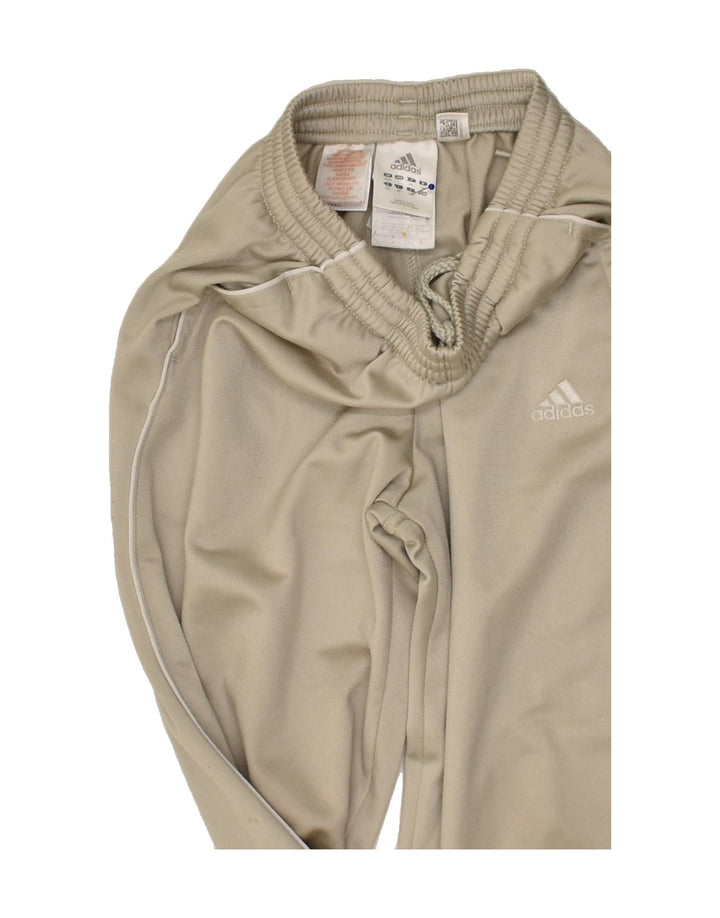 ADIDAS Girls Tracksuit Trousers 7-8 Years Grey Polyester | Vintage Adidas | Thrift | Second-Hand Adidas | Used Clothing | Messina Hembry 