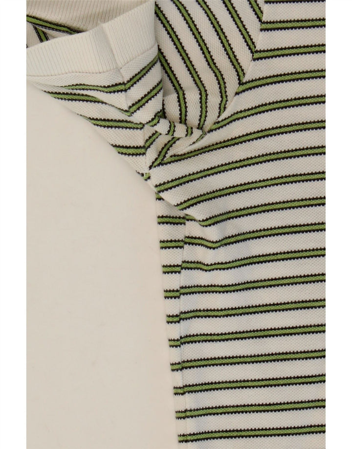 Męska koszulka polo FRED PERRY, mała, bawełniana w białe paski