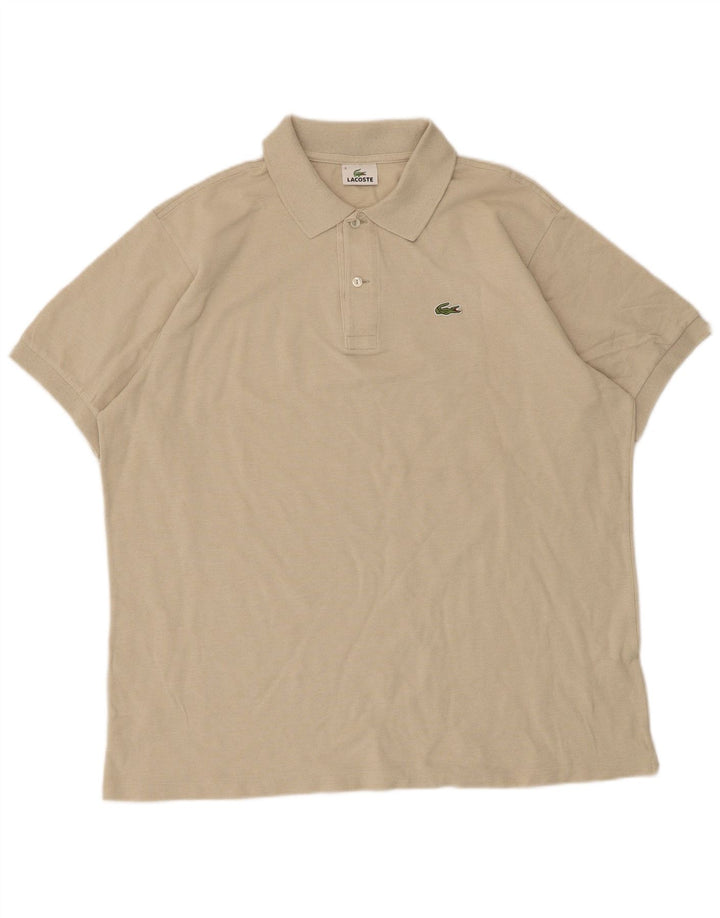 Męska koszulka polo Lacoste, rozmiar 6, XL, beżowa