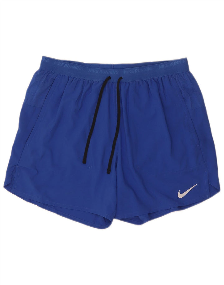 Chłopięce spodenki sportowe Nike Dri Fit Graphic 10-11 lat, średni niebieski poliester