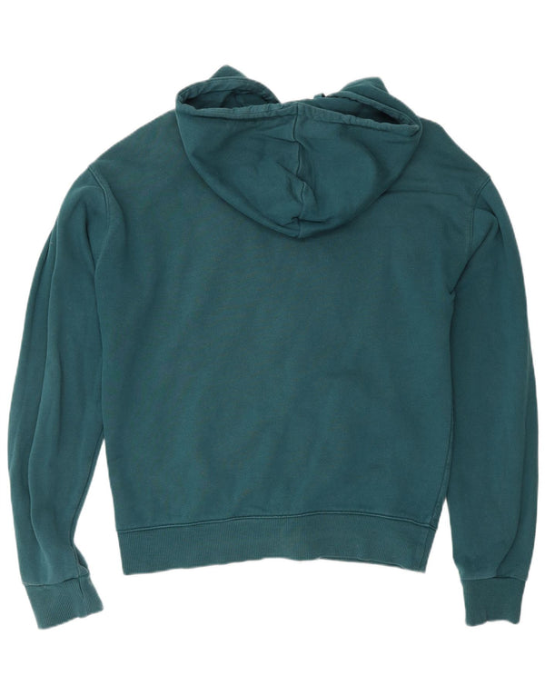 Męski sweter z kapturem i zamkiem REEBOK, mały, zielony, bawełniany