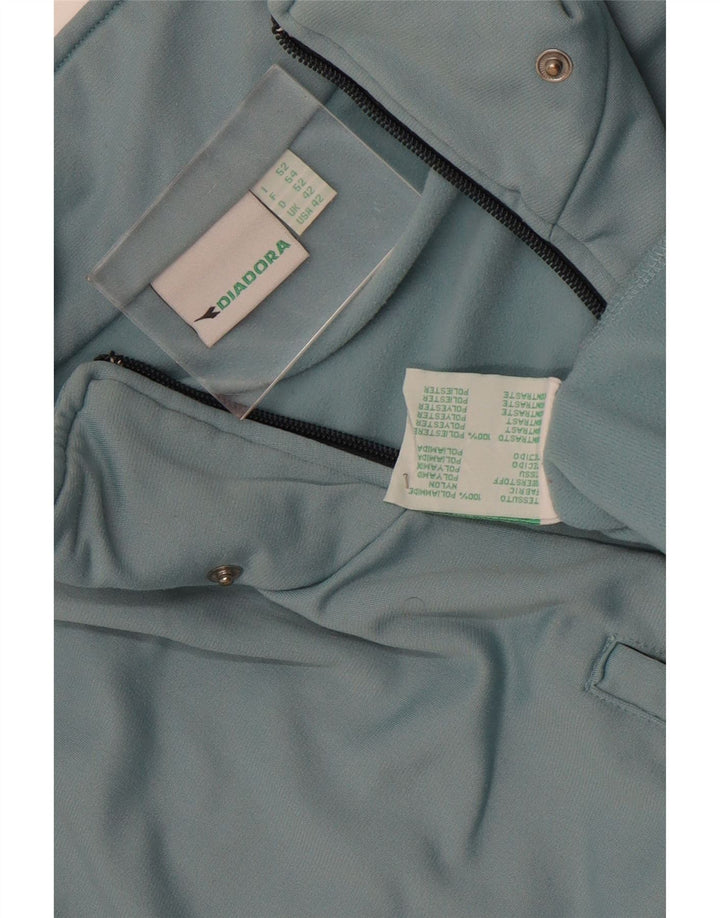 Męska kurtka dresowa Diadora, duża, niebieska, poliamidowa