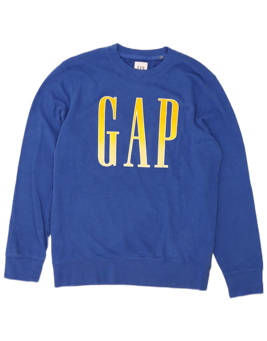 Damski sweter graficzny Gap UK 14, średni niebieski, bawełniany