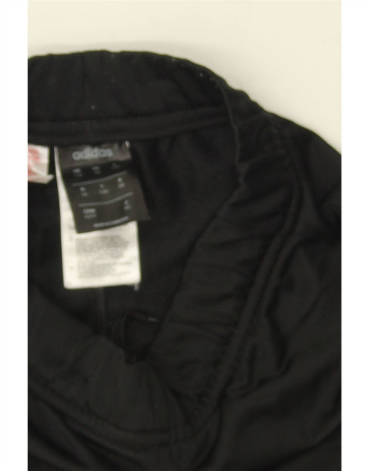 ADIDAS Boys Tracksuit Trousers Joggers 7-8 Years  Black Polyester Vintage Adidas and Second-Hand Adidas from Messina Hembry 