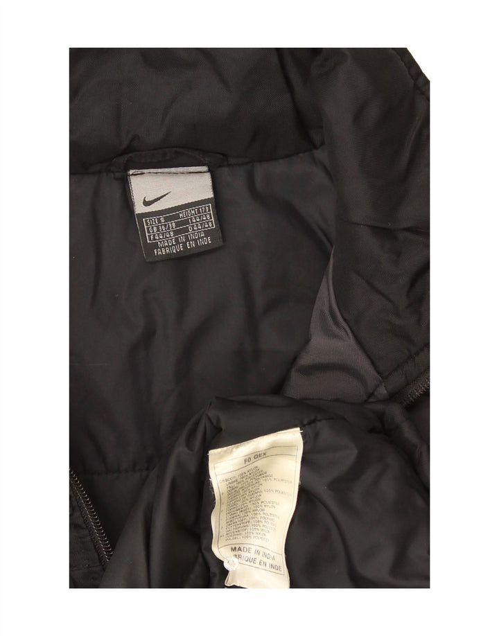 Męska wyściełana kurtka Nike UK 36/38 Mały czarny nylon